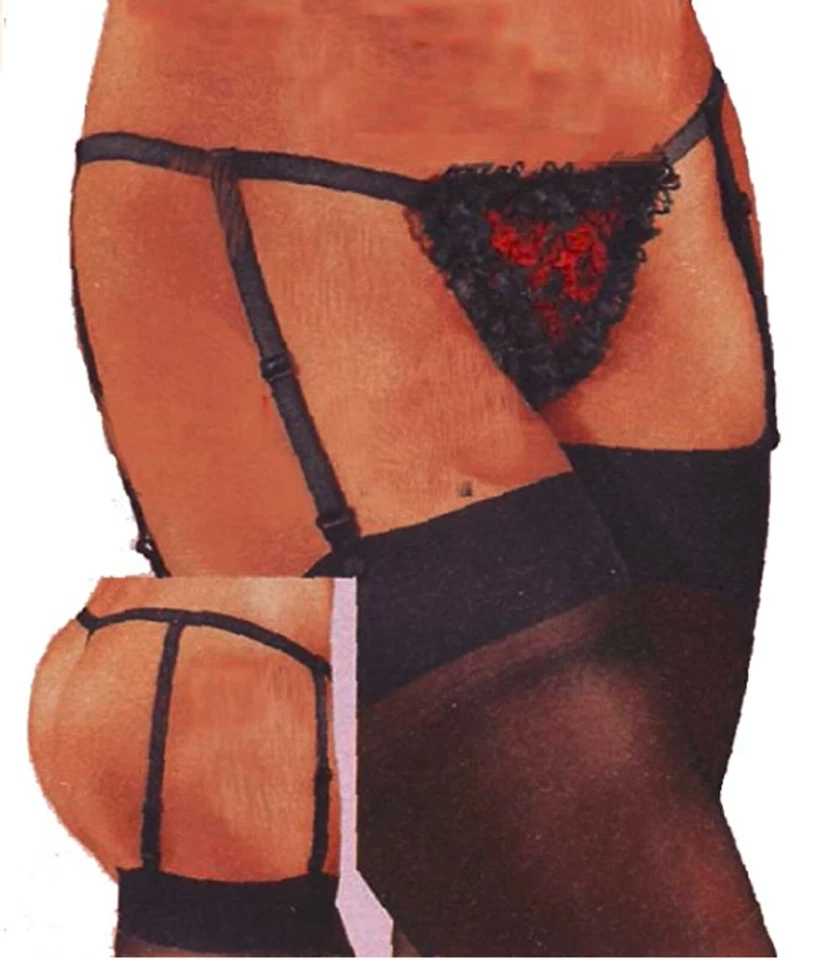 infinity women Straps-String-Tanga Strumpfgürtel Strapsgürtel Strumpfhalter - Bild 1 von 1