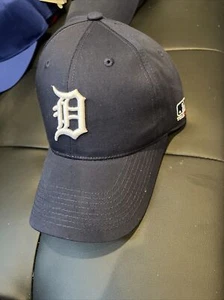 Detroit Tigers Blue Baseball Cap Hat Adjustable Hook & Loop Genuine New NWOT - Picture 1 of 8