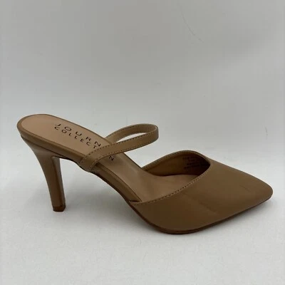 Zapatos de salón Journee Collection para mujer Yvon beige talla 6W Foto 1 de 4