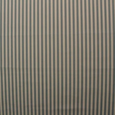 BALLARD DESIGN SUNBRELLA ROBINS STRIPE SPA BLUE OUTDOOR FABRIC 1 YARD 54"W - Image 1 of 4