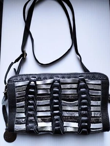 Octopus Denmark Leather Woven Handbag - Picture 1 of 13