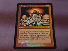 mtg temporary insanity foil torment 1993-2002