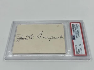 John G. Sargent Attorney General Lawyer Signed Autograph Cut PSA DNA - Picture 1 of 1