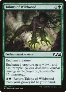 Talons of Wildwood (202) Set Base 2019 M19 MTG Magic - Foto 1 di 1