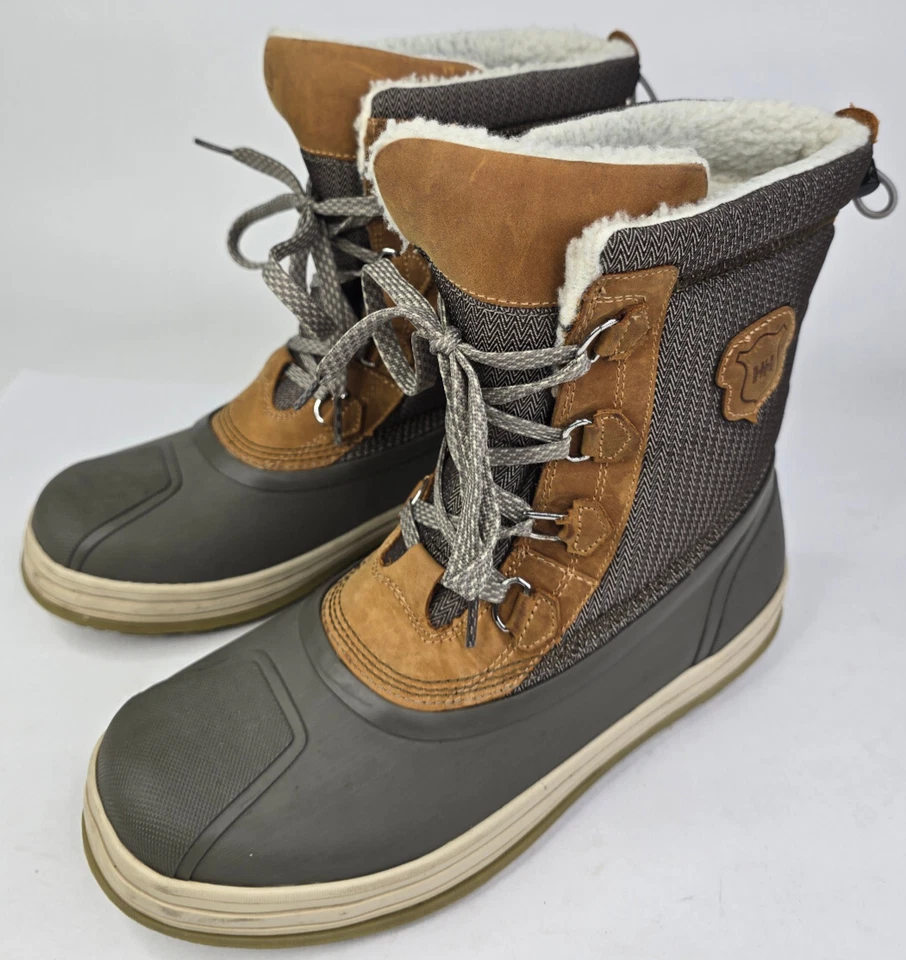Botas de nieve Helly Hanson para mujer gris/bronceado talla 8,5 Foto 1 de 4
