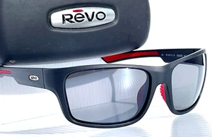 NEW Revo POINTE Matte Black POLARIZED Graphite Lens Sunglass RE 1237 01 GY - Picture 1 of 13