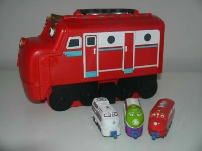 Chuggington Wilson Carry Case & 3 Die Cast Trains Wilson Koko Chatsworth _ 16 _ - Image 1 of 4