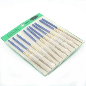 10Pcs 7" inch 180MM x 5MM Diamond Coated Needle ROUND Saw Files Titanium Filing - Picture 1 of 6