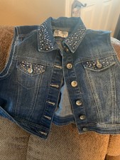 Justice Girls Size 12 Denim Jacket  Layering Spring