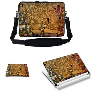 17" 17.3" Laptop Sleeve Bag Case w Shoulder Strap & Matching Skin Mouse Pad 3000 - Picture 1 of 5
