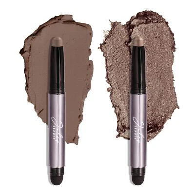 Julep Eyeshadow 101 Crème to Powder Waterproof Eyeshadow Stick Duo Taupe Shim... - Image 1 of 4