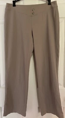 Athleta Khaki Nylon & Spandex Pull-On Ankle Length Pants/Trousers, MP, EUC - Image 1 of 4