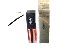 YSL VERNIS À LÈVRES WATER STAIN FRESH GLOSSY STAIN 604 PEACH PLUNGE - Picture 1 of 1