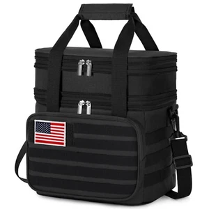 Lifewit Double Deck Tactical Lunch Box for Men, Expandable Leakproof Lunch Bag - Picture 1 of 16