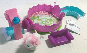 Zhu Zhu Puppies The Posh Puppy Playhouse with Blush the Shih Tzu EUC SEE VIDEO - Picture 1 of 4