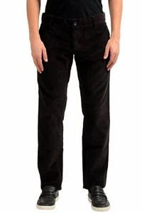Dolce & Gabbana Men's Dark Brown Corduroy Casual Pants Size 28 30 32 34 - Picture 1 of 4