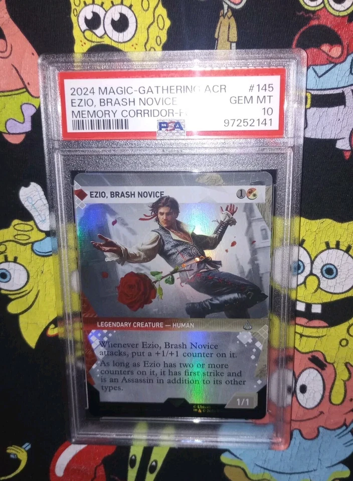 MTG Ezio, Brash Novice Showcase Foil Assassin's Creed PSA 10 - Image 1 of 1