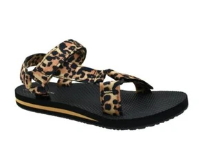 NWT Women’s Time and Tru Adjustable Straps Nature Sandal Leopard SIZE 8 OR 9 - Bild 1 von 9