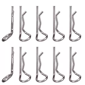 Karosserie Klammern Clips 25 mm silber für RC Car 1:8 10 Stk partCore 310033 - Bild 1 von 1