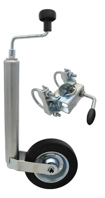 Stützrad Klemmschelle f. runde Zugdeichseln 70mm Klemmhalter Winterhoff Anhänger - Bild 1 von 4