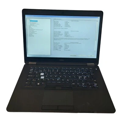 Dell Latitude E7470 I7-6600U/2.6GHz/C- MERCE !!/#X201☆ - Immagine 1 di 4