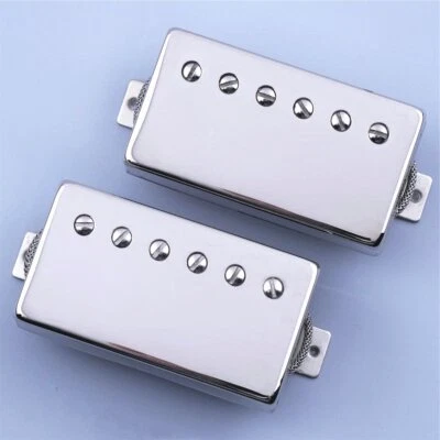 Alnico II 57 Classic Vintage PAF Humbucker Pickups Braided WIRE Fit Gibson - Image 1 of 4