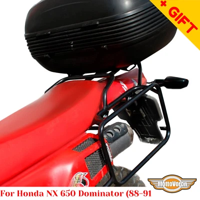 Sistema portaequipajes lateral para Honda NX 650 Dominator RD02 (88-91), Bonus Foto 1 de 4