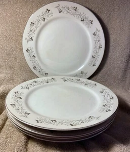 5 Moon Mist Speiseteller, Fine China, Japan 3000, ca. 10-1/2" Durchmesser - Bild 1 von 8