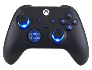 Controlador modificado inalámbrico original LED personalizados Black Out para Xbox Series X S - Imagen 1 de 1