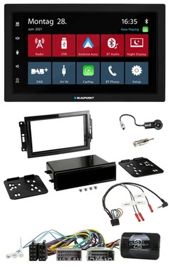 Blaupunkt Lenkrad Bluetooth DAB 2DIN USB Autoradio für Dodge Jeep - Bild 1 von 4