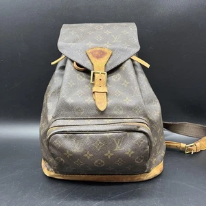 Mochila Louis Vuitton Monograma Montsouris GM M51135 LV Auténtica A203 - Imagen 1 de 10