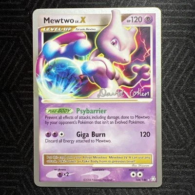 Mewtwo LV.X 144/146 U. Rare Pokemon Legends Awakened 2009 World Champ. Cohen - Image 1 of 4