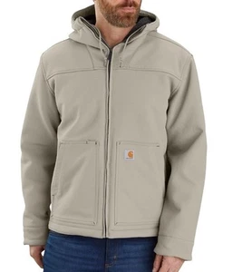 Giacca Carthartt Uomo Super Dux Relaxed Fit Foderata in Sherpa Active. Greige. 2XL. - Foto 1 di 10