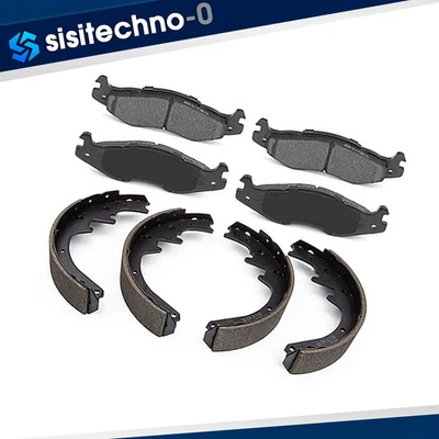 Pastillas de freno delanteras zapatas de freno traseras para 1982 AMC Concord 2,5 L Foto 1 de 4
