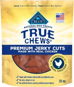 Blue Buffalo True Chews Premium Jerky Cuts Dog 1.38 Pound (Pack of 1), Brown - Picture 1 of 9