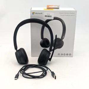 Microsoft Modern Wireless Bluetooth Headset Black | 8JR-00001 - Picture 1 of 8