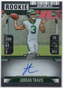 2024 Panini Contenders Optic - Rookie Ticket #105 Jordan Travis RC Auto -On Card - Picture 1 of 2