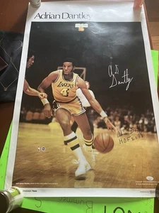 1978 Sports Illustrated Adrian Dantley Signed Poster Measures 24" X 36" JSA Auth - Picture 1 of 3