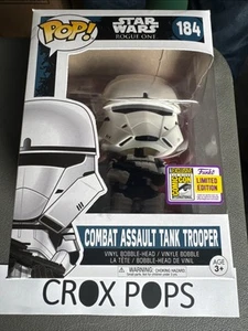 Rare COMBAT ASSAULT TANK Trooper Official SDCC 184 Funko Pop Vinyl NIMB + P/P - Picture 1 of 1