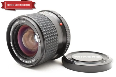 [ESTADO PERFEITO] Minolta MD W.Rokkor 24mm F/2.8 grande angular MF do Japão #25084 - Imagem 1 de 4