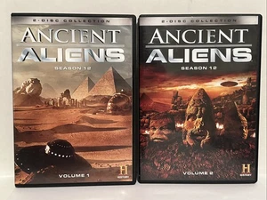 Ancient Aliens Season 12 Volumes 1-2 DVD 2019 History Channel 2-Disc Sets - Foto 1 di 2
