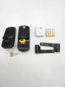 Yale Assure Lever, Wi-Fi Smart Door Lever (No Deadbolt), YRL216-CBA-0BP - Bronze - Picture 1 of 5