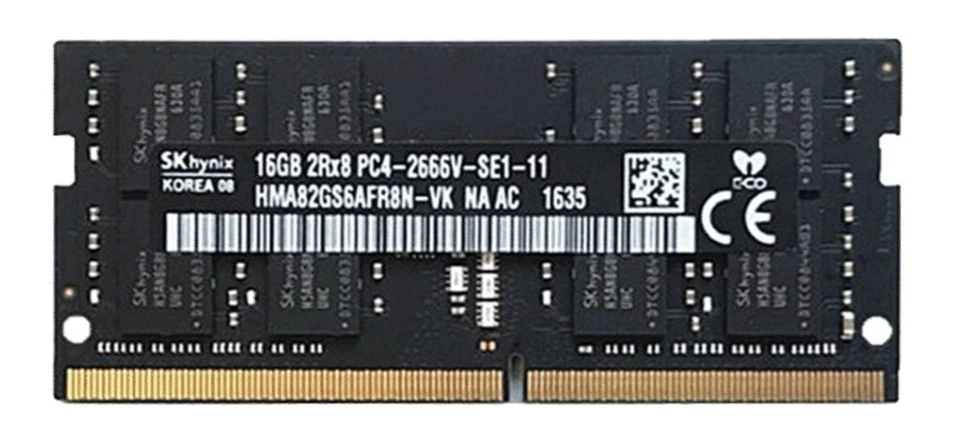 APPLE Barrette memoire RAM DDR4 SK Hynix 16Gb 16Go 16 GODDR4 PC4-2666V-SE1-11 SODIMM H