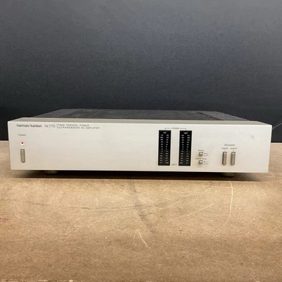 Harman Kardon HK770 Twin Toroidal Power Ultrawideband DC Amplifier -Tested Works - Image 1 of 4