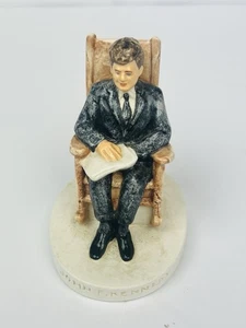 Sebastian JOHN F KENNEDY en mecedora 1986 miniaturas pintadas a mano 2" de alto - Imagen 1 de 11