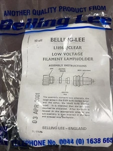 Belling Lee L1896A/CLEAR Low Voltage Lampholder - Picture 1 of 2