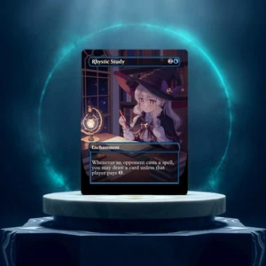 Rhystic Study Custom made Proxy game card - Picture 1 of 1