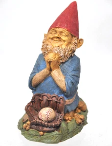 2003 "Gil" Baseball & Glove Praying Gnome by Tom Clark Signed #5537  Vtg Carin - Picture 1 of 4