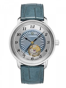 Zeppelin Damenuhr Serie Friedrichshafen Automatik mit blauem Lederarmband 8567-3 - Bild 1 von 1