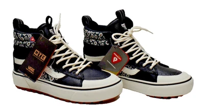 Vans Sk8-Hi MTE-1 Primaloft Hydroguard High Top Sneakers Black Floral SZ 8 New! - Image 1 of 4